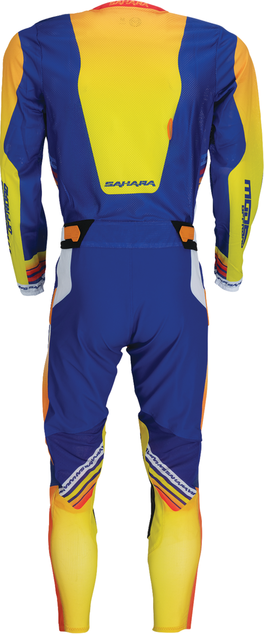 MOOSE Offroad Sahara Jersey - Blue/Orange, Medium (Part No. 2910-8781)