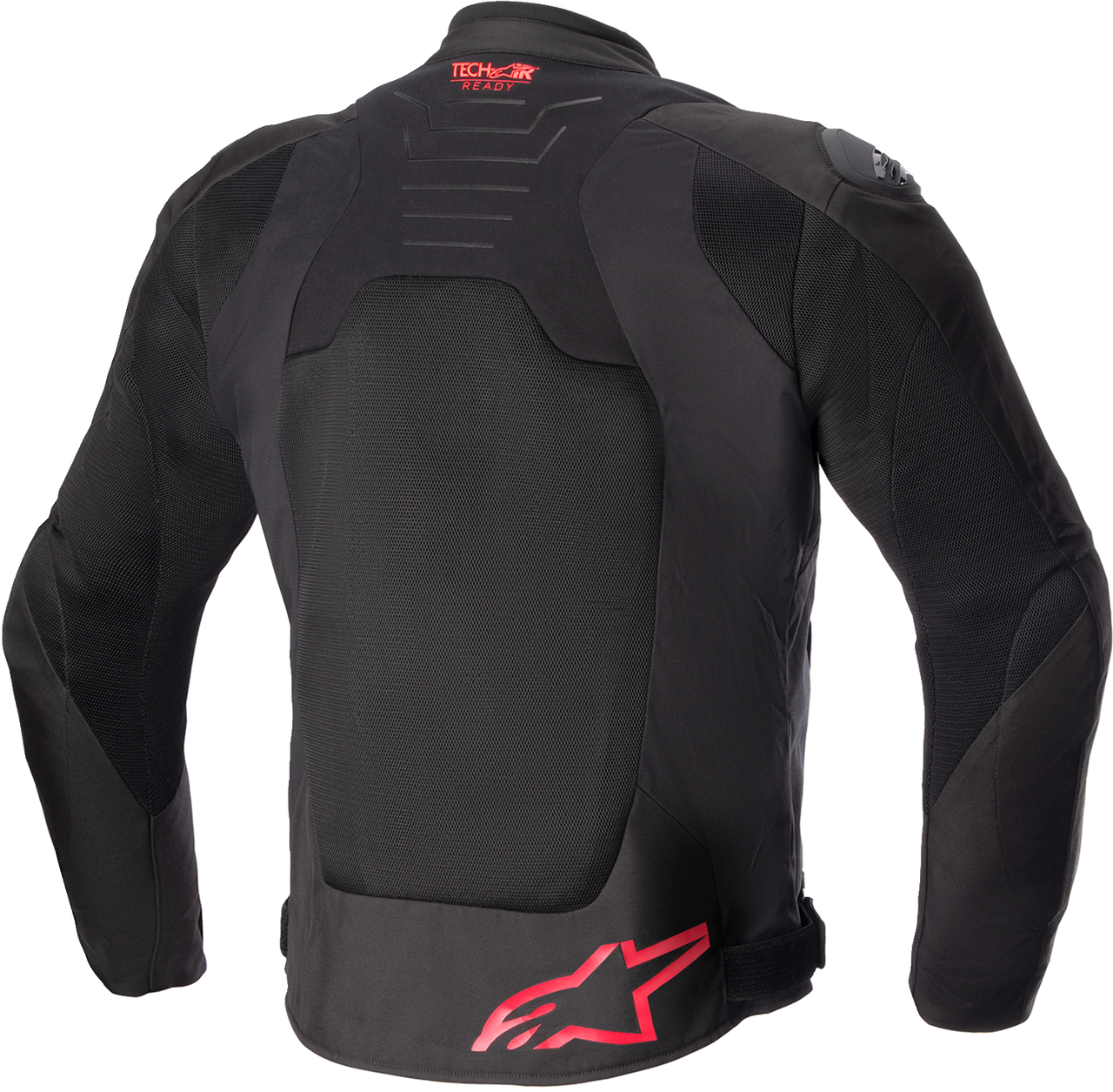 Alpinestars SMX Air Jacket - Black/Bright Red 3XL - Versatile Street Sport Motorcycle Jacket
