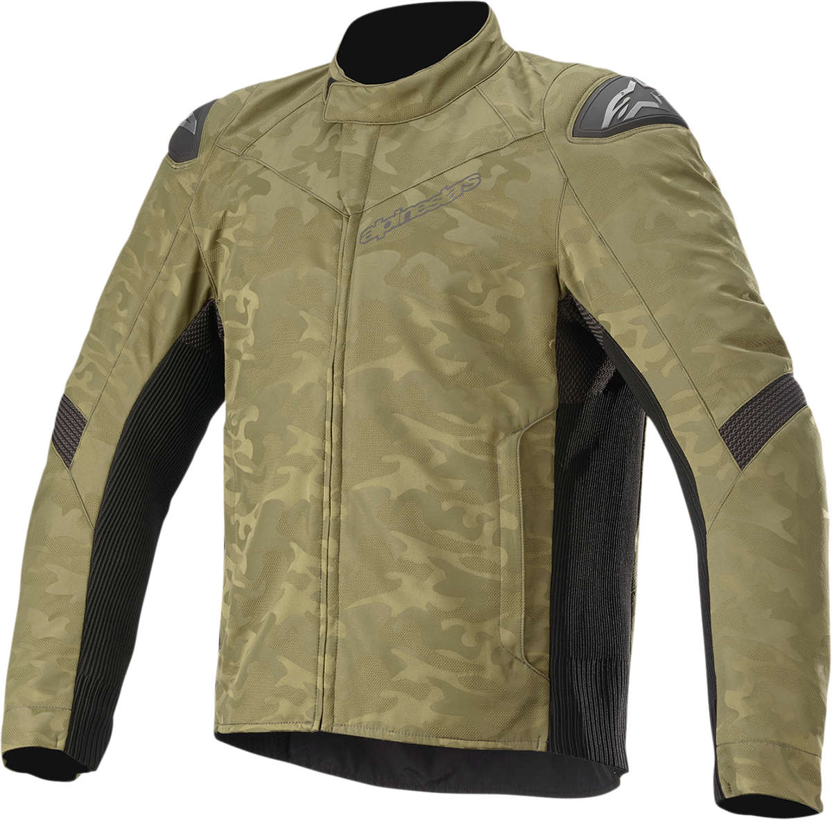 Alpinestars T SP-5 Rideknit® Motorcycle Jacket - Military Green/Camo Black, 2XL (Part No. 3304021-6091-2X)