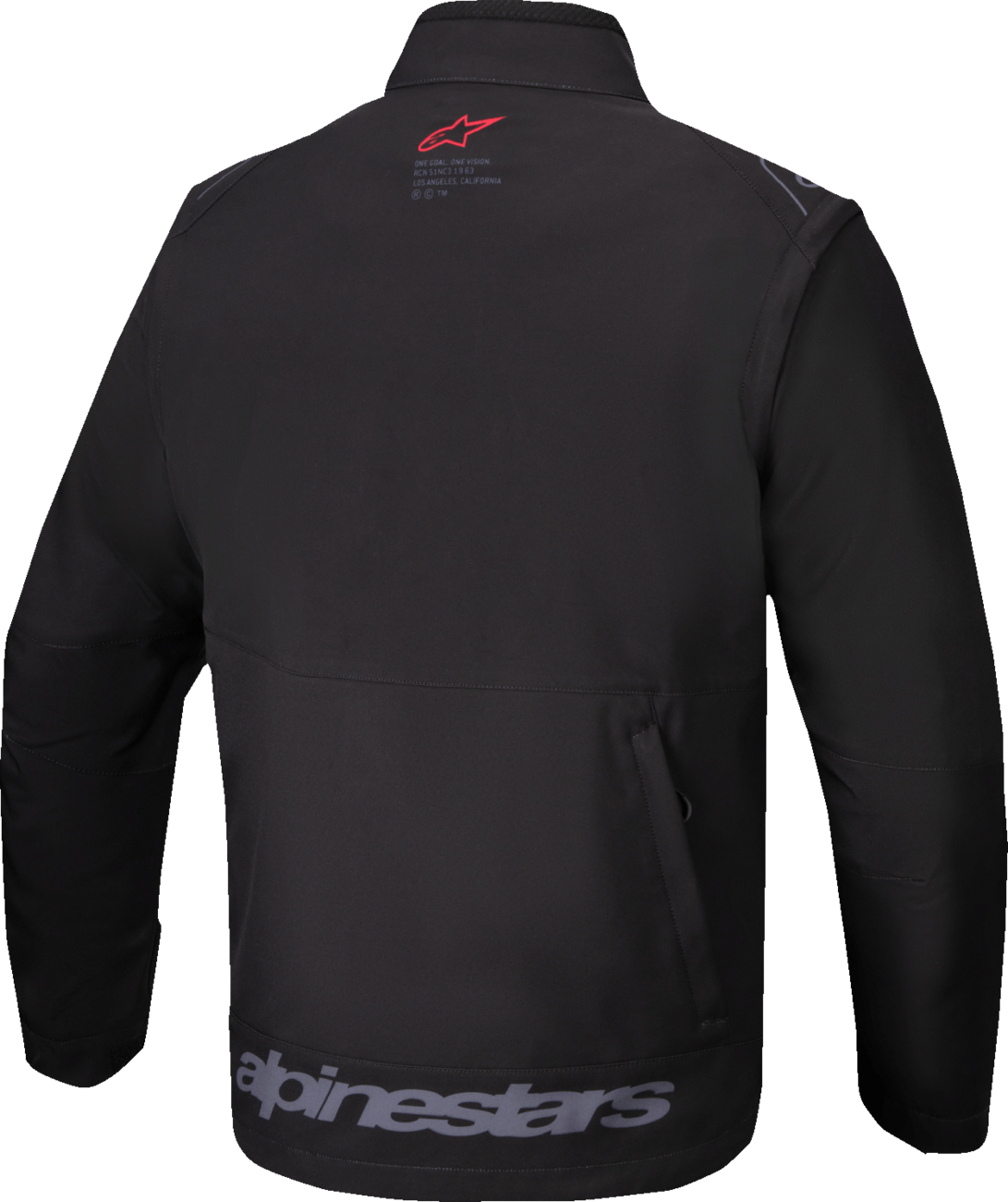 Alpinestars Lite-Dura Softshell Jacket 2XL - Black - Part 3700225-10-2X