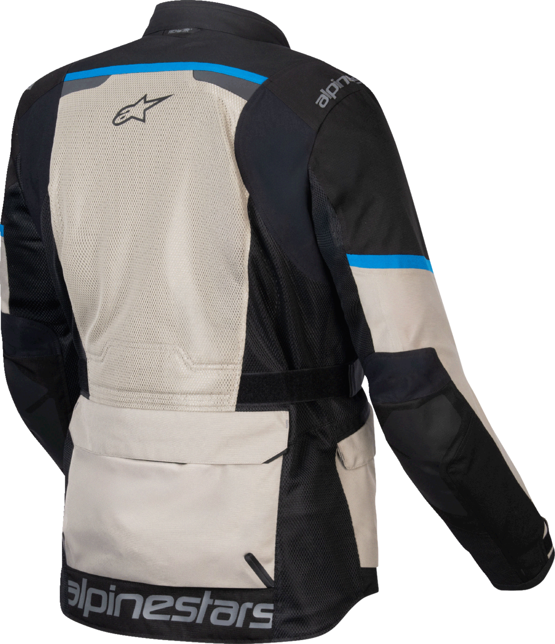 Alpinestars Andes Air Drystar® Jacket - Black/Laurel Gray/Bright Blue, XL (Part No. 3207924-1479-XL)