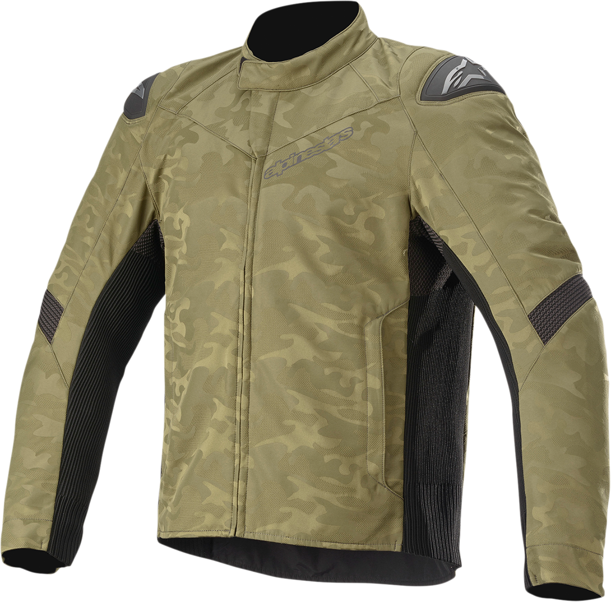 Alpinestars T SP-5 Rideknit® Jacket - Military Green and Camo Black, Medium (Part #3304021-6091-M)