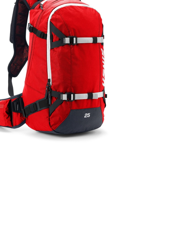 USWE Carve Winter Daypack 16L - Red | No Bounce Alpine Ski & Snowboard Backpack