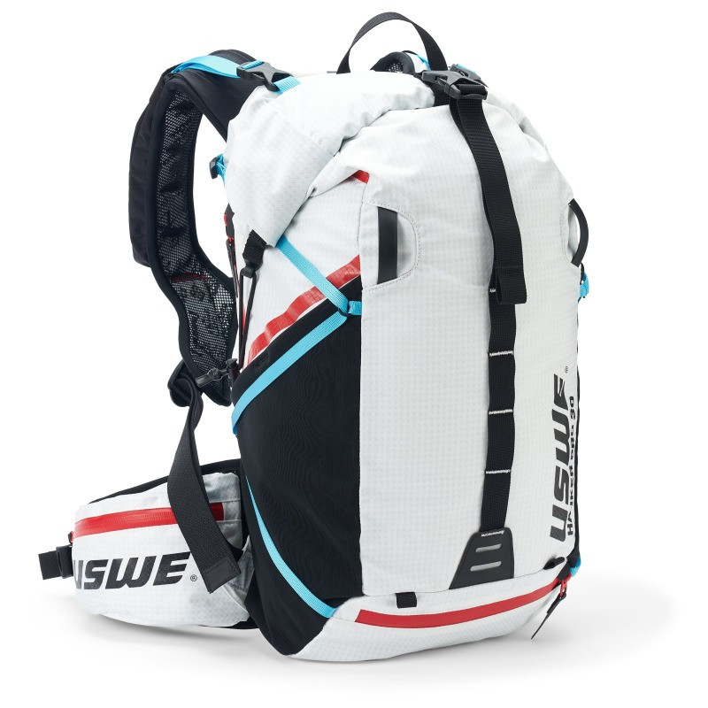 USWE Hajker Pro Winter Rolltop Daypack 30L - Cool White for Extreme Adventures