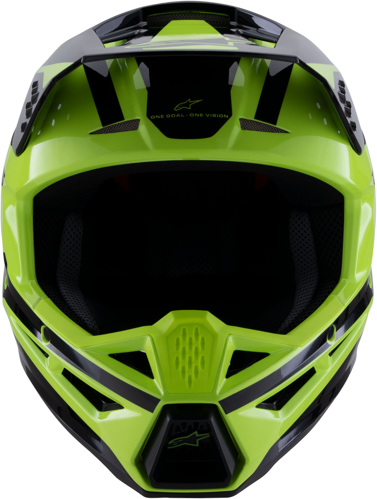 Alpinestars SM3 Heat Helmet Yellow Fluo/Black Glossy Medium – Advanced Off-Road Safety and Comfort