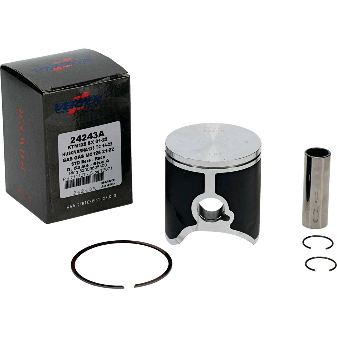 Vertex Piston Kit Cast Race 53.94mm/Standard for Husqvarna and KTM