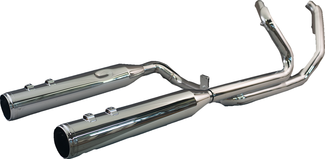 KHROME WERKS 200630-SR Dominator-SR 2-Into-1-Into-2 Exhaust System for Twin Cam Touring