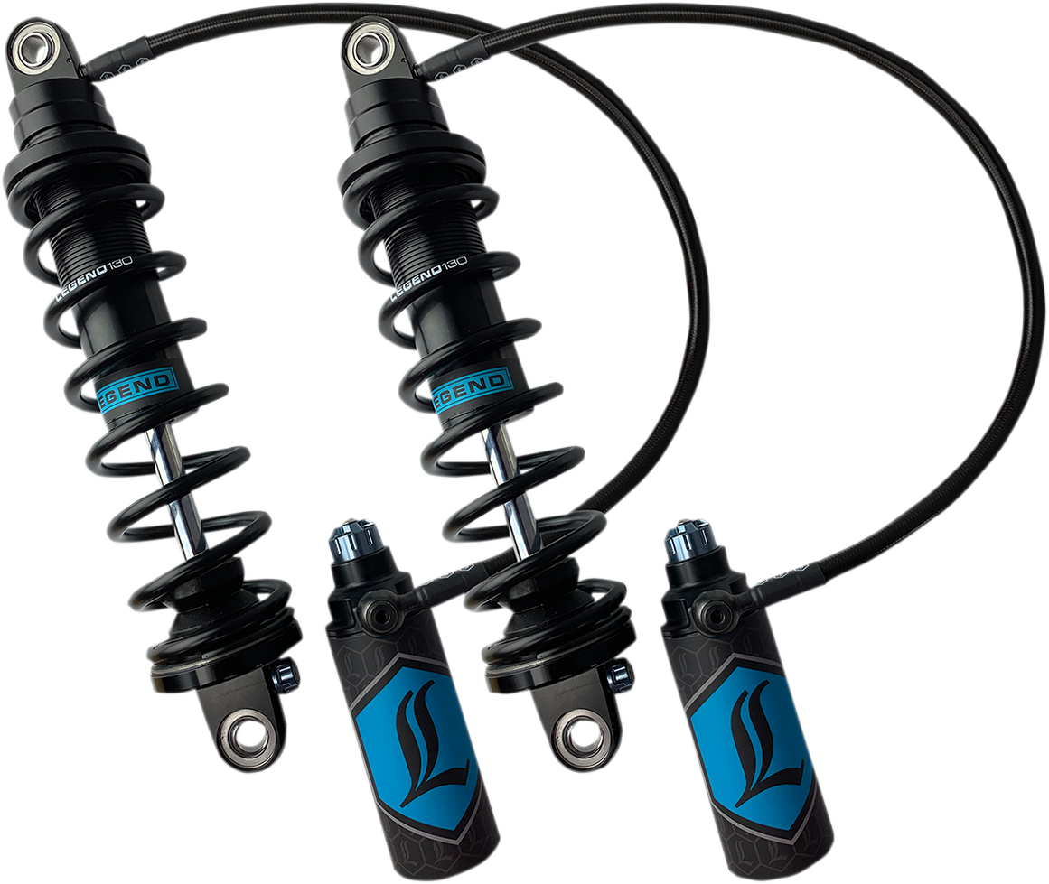 Legend Suspension Revo ARC Remote Reservoir Shocks - 13-Inch, Standard, Black - Part 1310-1878