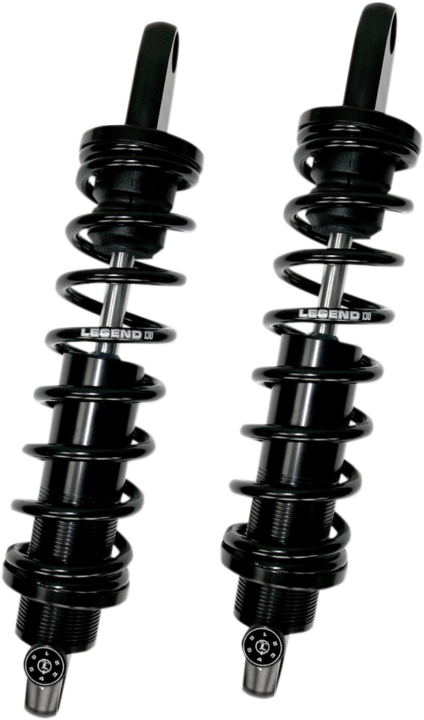 Legend Suspension REVO-A Adjustable FXR Coil Suspension – 12 inch, Gloss Black, Part 1310-1106 by Legend Suspension