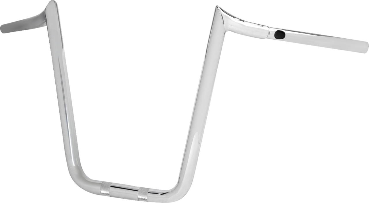 LA CHOPPERS Prime Ape Handlebar with Pre-Wired Setup - 1-1/4 inch x 14 inches, Chrome (Part LA-7359-14W)