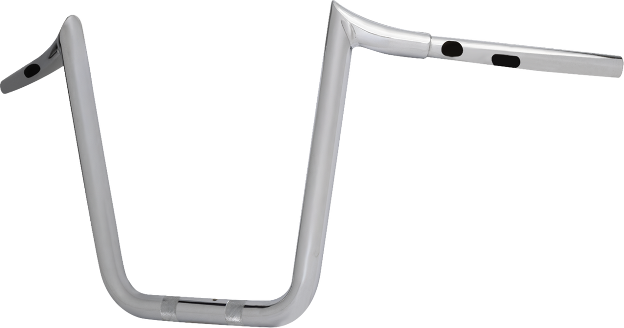 LA Choppers Pre-Wired Prime Ape Handlebar - 1-1/4 inch x 12 inch Chrome LA-7359-12W