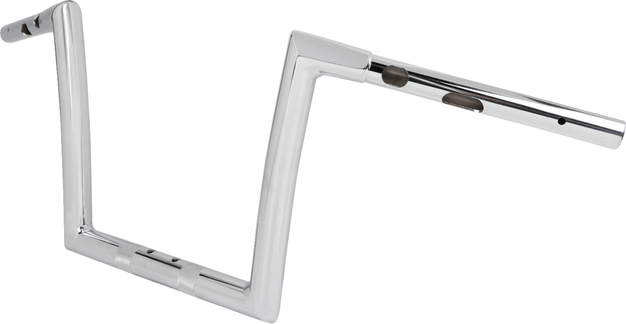 Todd's Cycle Chrome 10-inch Handlebar TD-125-10C for Motorcycle Riser and Clamps