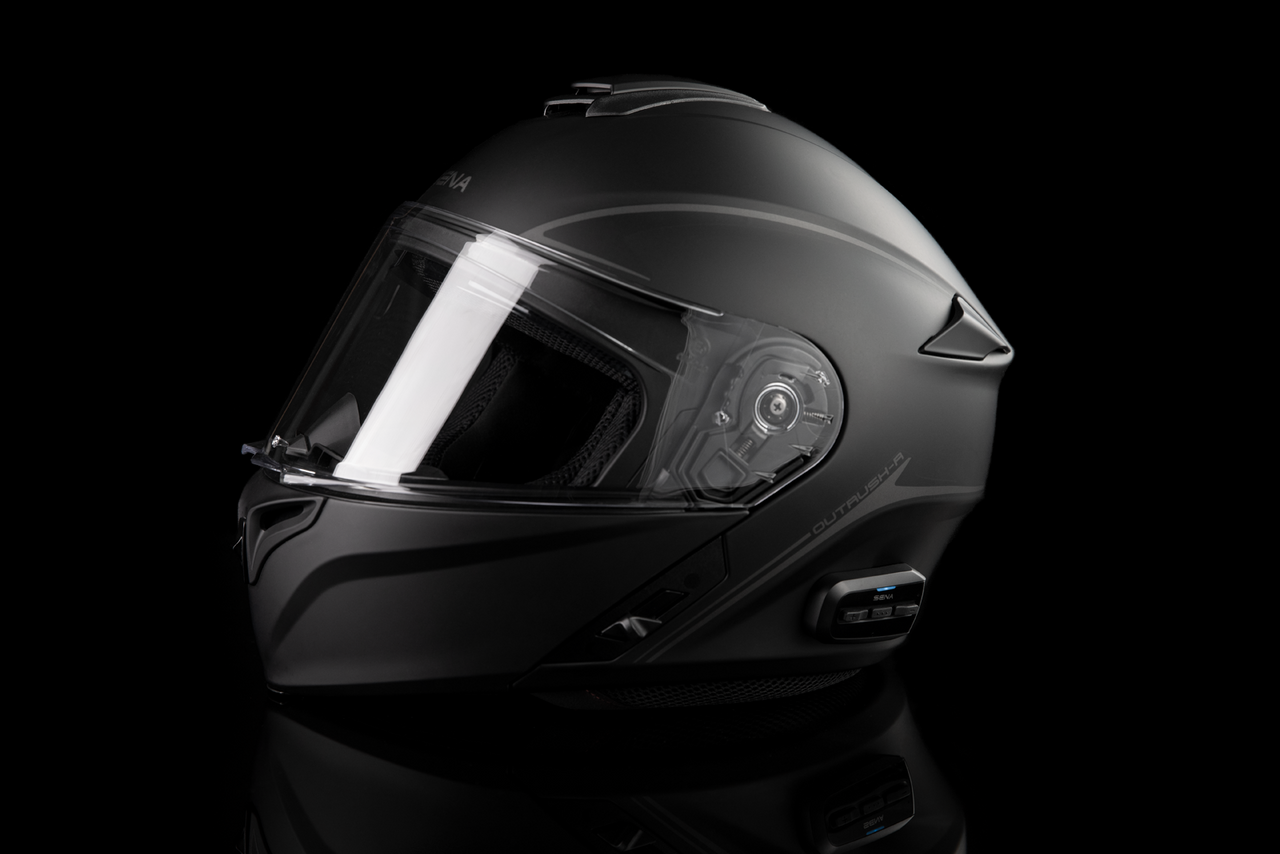 SENA Outrush R Helmet - Black, Small - Model OUTRUSHR-MB00S3