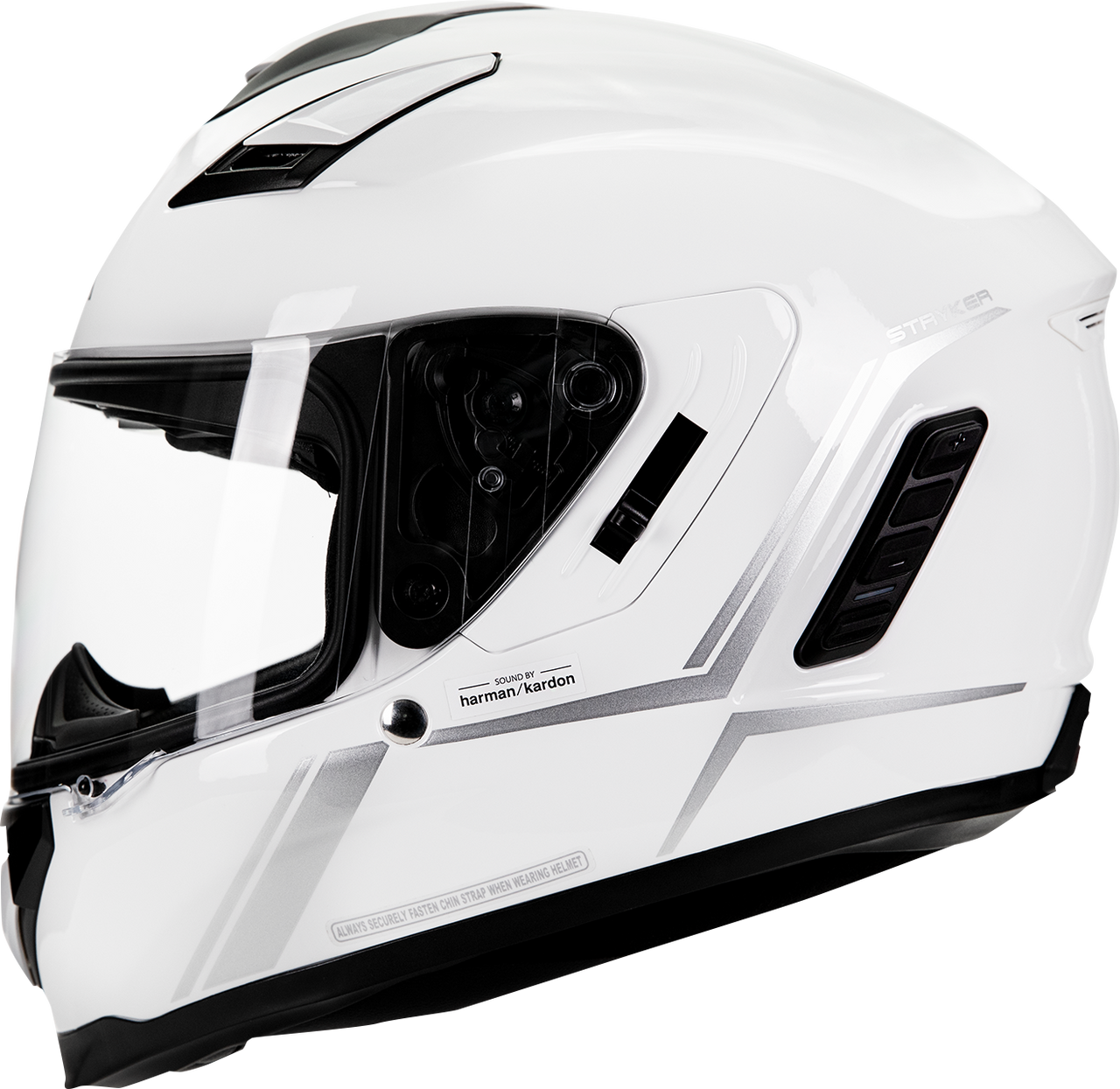 SENA Stryker Helmet - Glossy White Small STRYKER-GW00S1