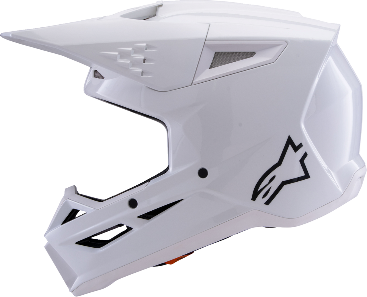 Alpinestars SM3 Helmet - Solid Gloss White XS (Part #8300326-2180-XS)