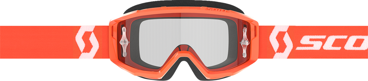 SCOTT Primal Goggle with Clear Works Lens - Orange/White, Part Number 278598-1362113