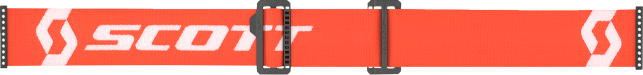 SCOTT Primal Goggle Orange/White with Orange Chrome Works Lens – Lightweight, Anti-Fog Design