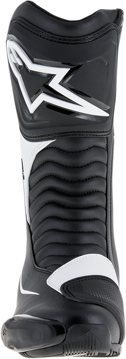 Alpinestars SMX-S Motorcycle Boots - Black/White US 13.5 / EU 49, Part 2223517-12-49