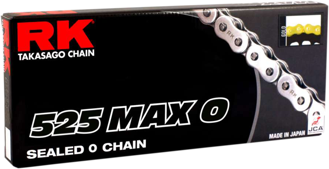 RK 525 Max O Drive Chain - 130 Links - Gold - Model 525MAXO-130-GG