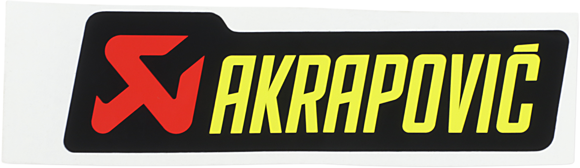 AKRAPOVIC Replacement Sticker P-HST2AL by AKRAPOVIC
