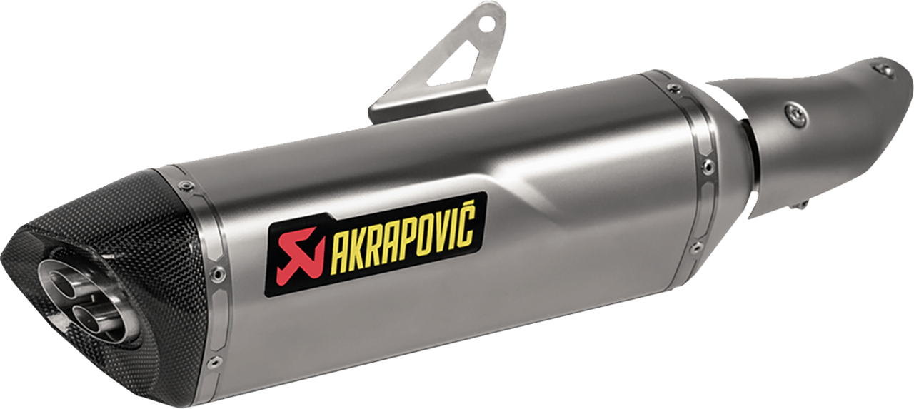 AKRAPOVIC Slip-On Line Muffler Titanium for Ninja 500/Z500 S-K5SO1-HRT