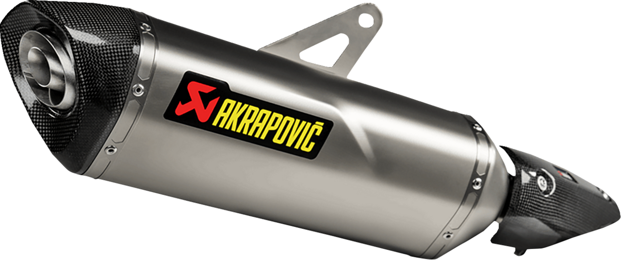AKRAPOVIC Slip-On Line Titanium Muffler for Ninja 7/Z7 Hybrid – Part S-K4SO9-HRT