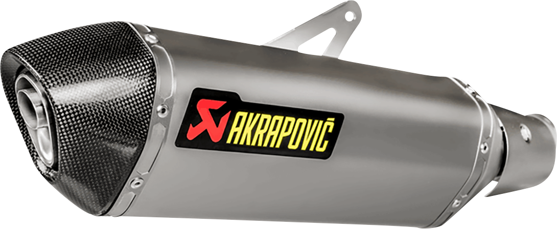 AKRAPOVIC Slip-On Line Muffler for Motorcycles - Titanium S-K4SO7-HRT