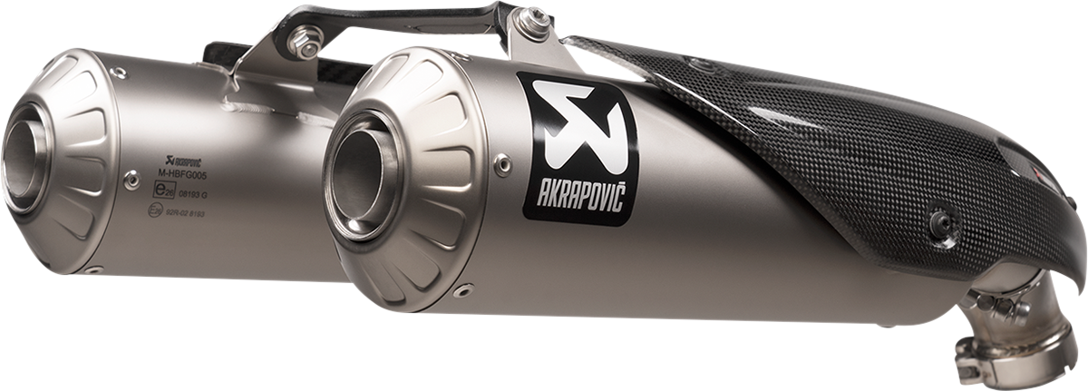 AKRAPOVIC Slip-On Muffler Titanium S-D11SO13-HBFGT for Enhanced Performance