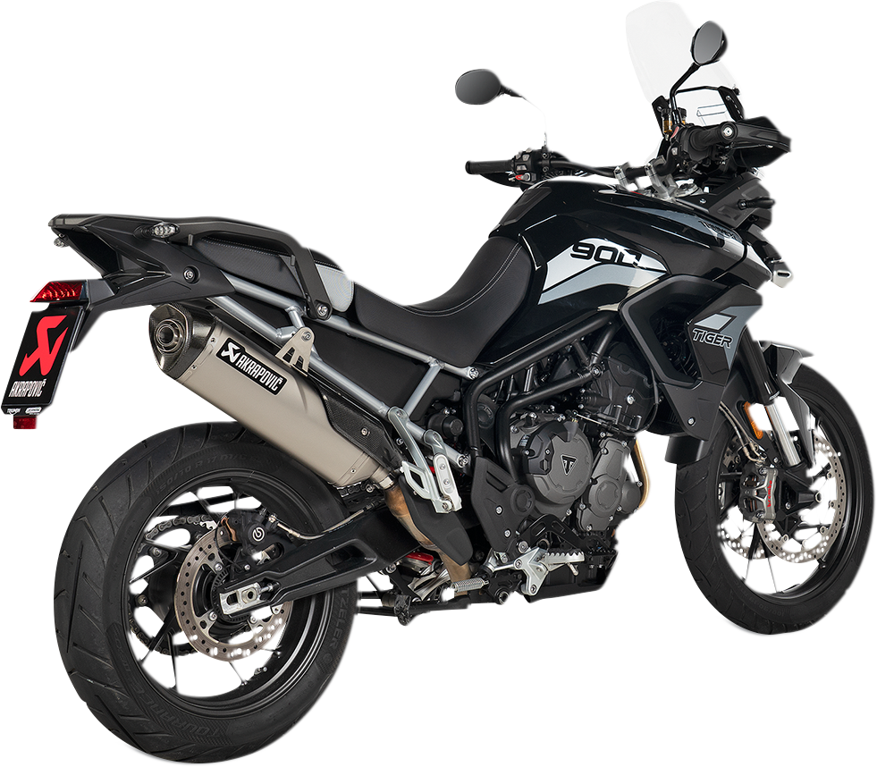 AKRAPOVIC Titanium S-T9SO3-HRT Slip-On Muffler for Enhanced Performance and Sound