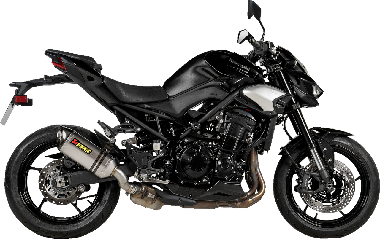 AKRAPOVIC Slip-On Line Muffler for Kawasaki Z900 - Titanium - Part S-K9SO11-HZT