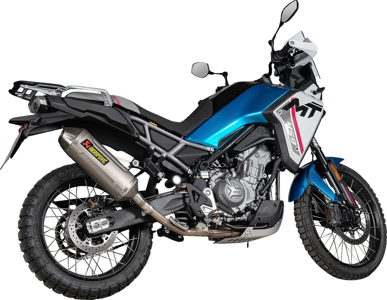 AKRAPOVIC Slip-On Line Muffler for CFMOTO 450 MT and IBEX 450 – Titanium Part S-CF4SO2-HFTT