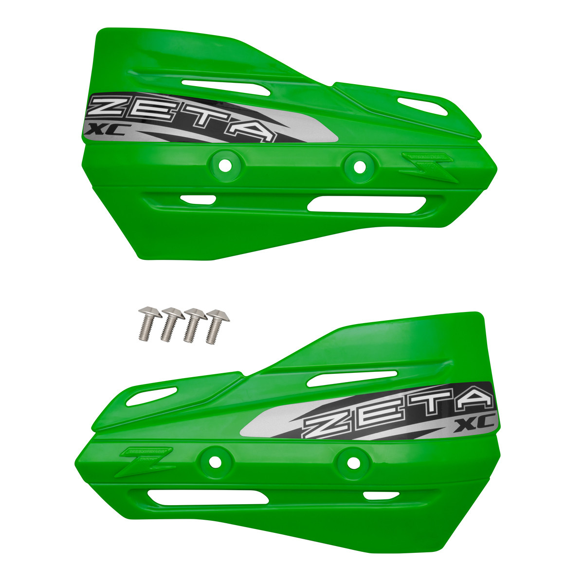 ZETA XC Protector Handguard Shields for Off-Road and Enduro – Green (Part Number: ZE72-3108)
