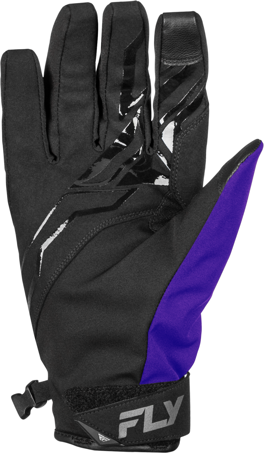 Title Gloves Black/Purple/Grey Md