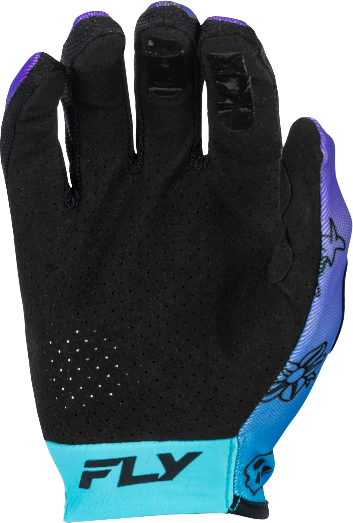 Youth Lite Outline Gloves Purple/Blue/Black Ys