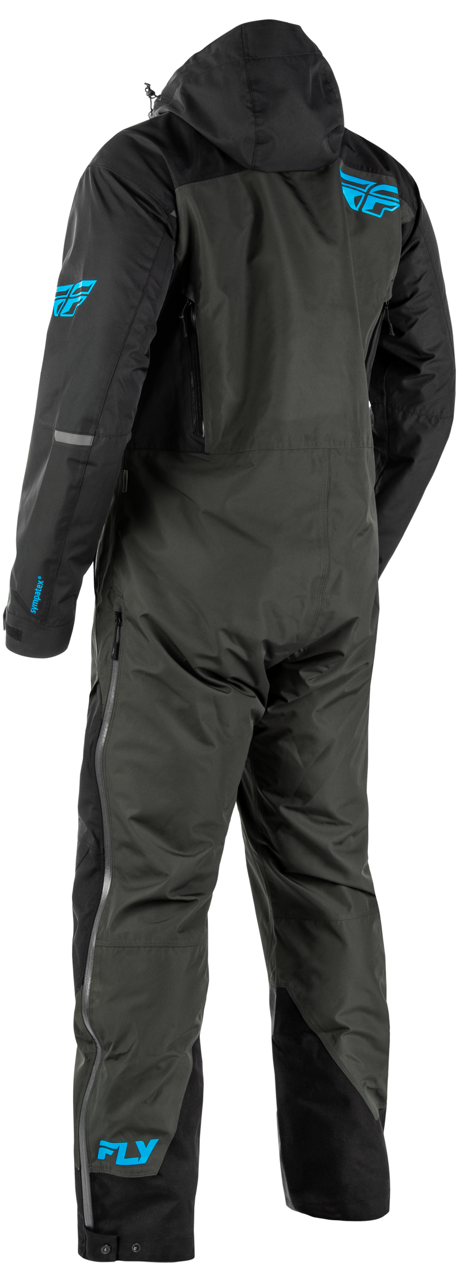 Incline Monosuit Black/Grey/Blue Sm