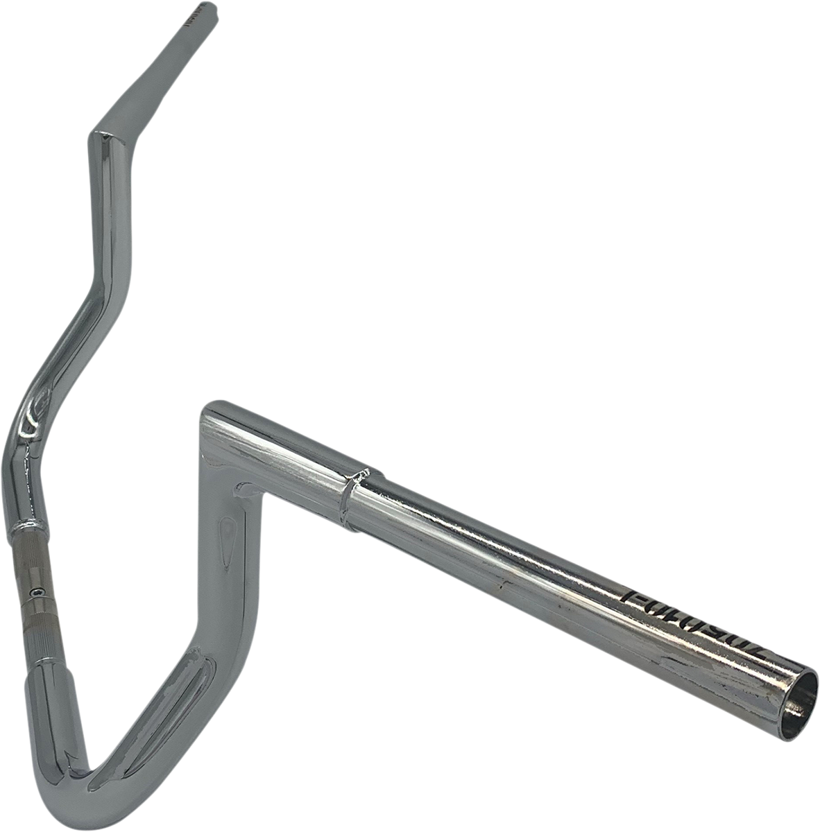 FAT BAGGERS INC. 1-1/4" EZ Install Flat Top Handlebar - 10" - Chrome 705010