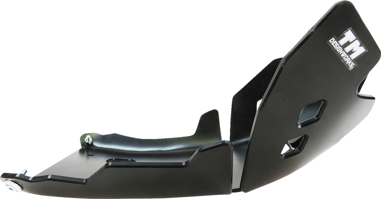 T.M. DESIGNWORKS Skid Plate - Black - Gas Gas | Husqvarna | KTM KTMC-258-BK