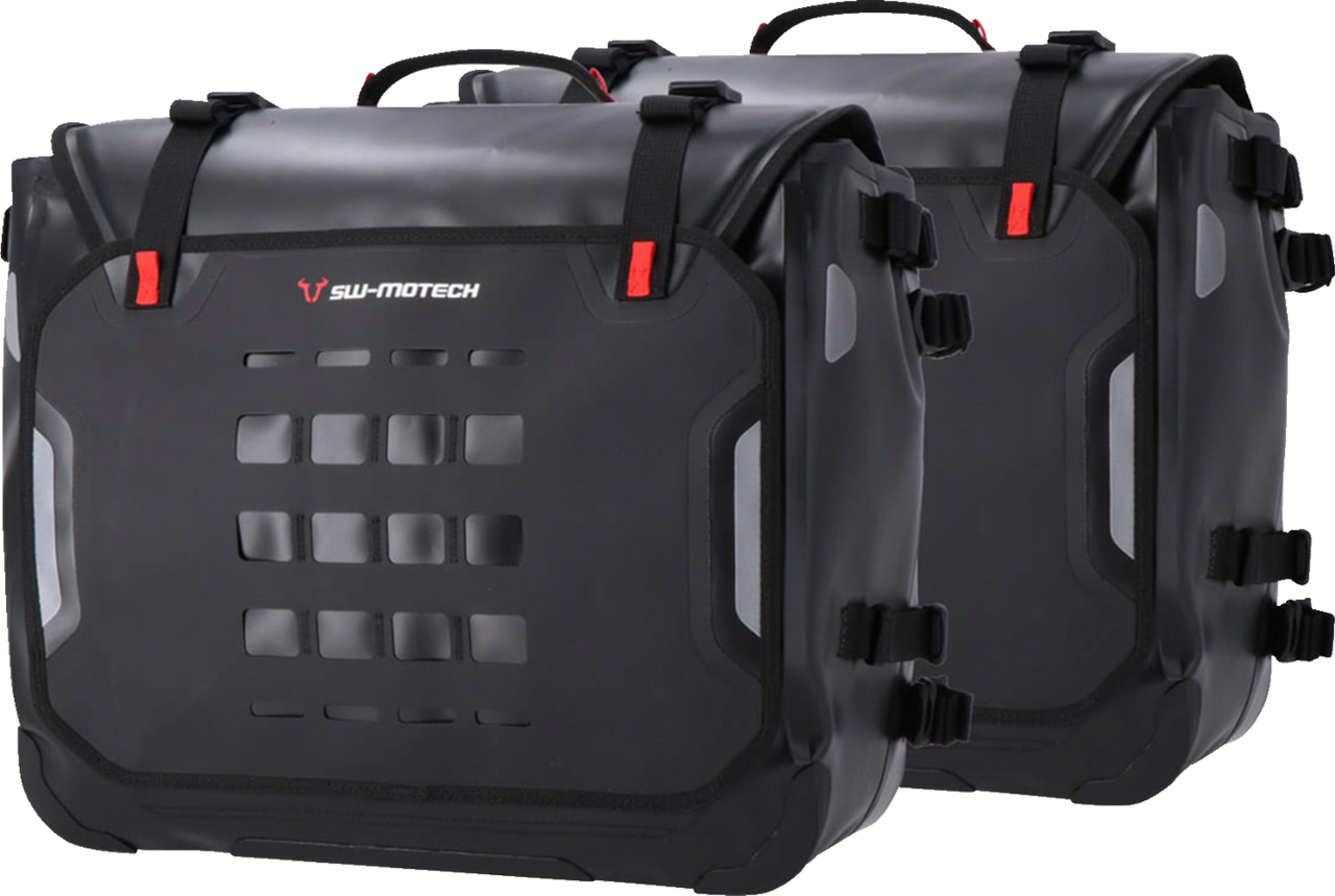 SW-MOTECH SysBag Side Bag System - Black - Moto Guzzi V85TT '19-'24 BC.SYS.17.925.21000B