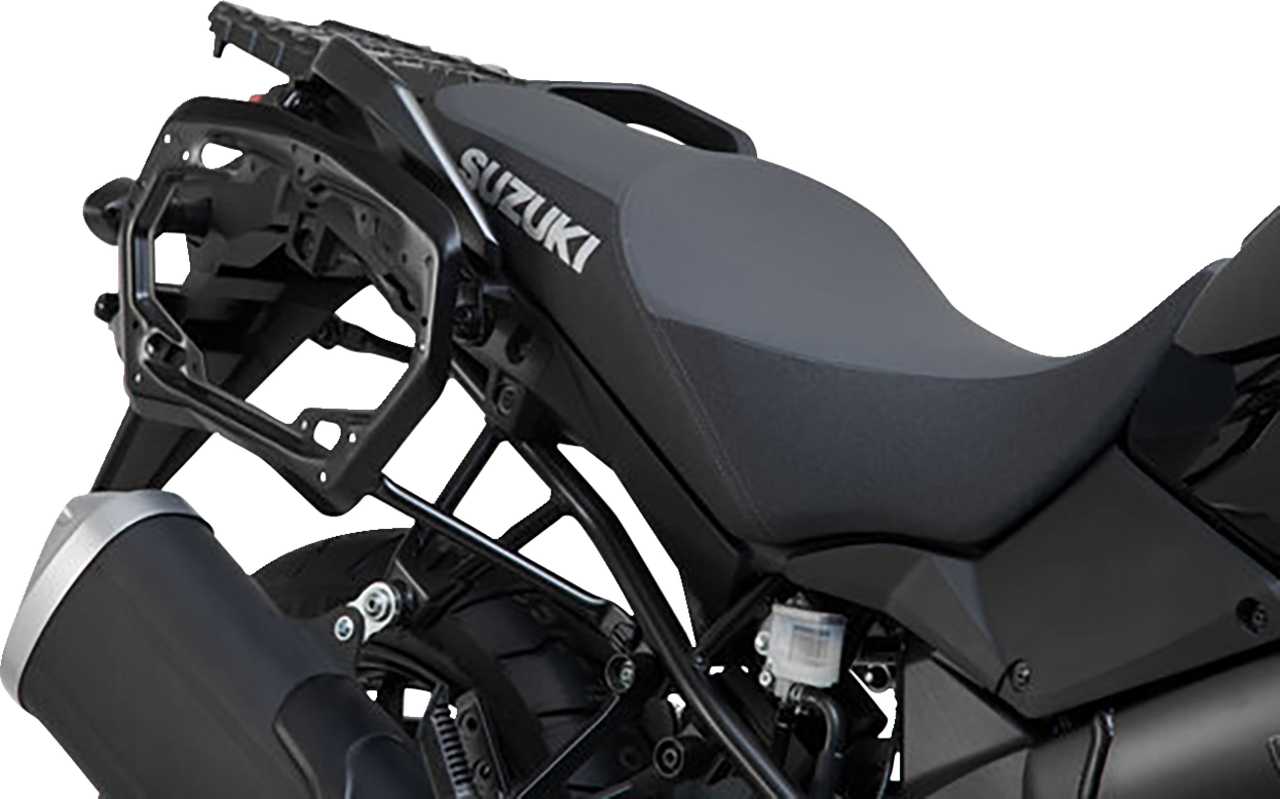 SW-MOTECH TRAX ADV Aluminum Case System - Black - Suzuki V-Strom 1000 '14-'19 KFT.05.440.70001/B