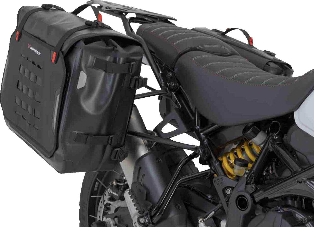 SW-MOTECH SysBag Side Bag System - Black - Ducati DesertX '22-'25 BC.SYS.22.995.21000B