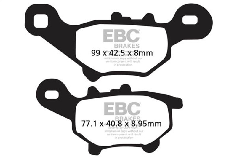 EBC 12-16 Yamaha Zuma 50 F (w/Twin Headlights) Front Left FA-SFA-X Brake Pads