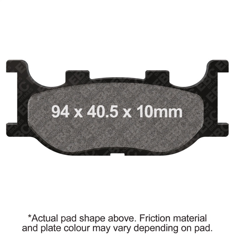 EBC 95-07 Yamaha XV 250 Virago Front Left/Right Semi-Sintered V Brake Pads