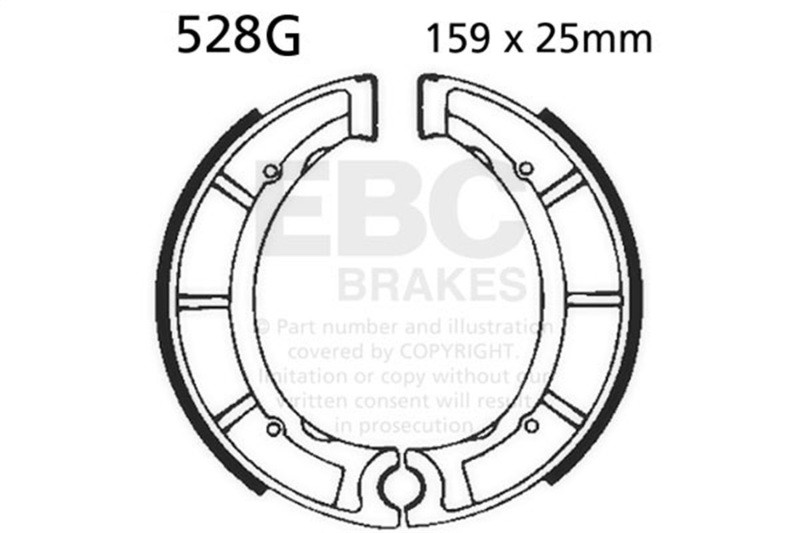 EBC 1989 Yamaha Pro Hauler Pro 4 YFU1TW Front Left/Right HH Brake Pads