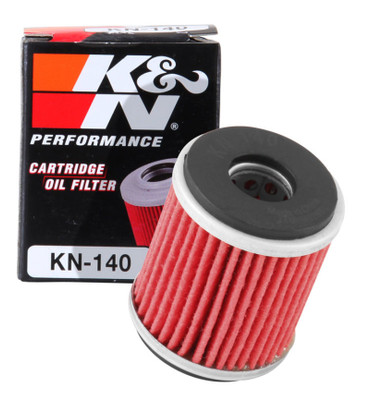K&N Engineering KN-140 Powersports Cartridge Oil Filter for Yamaha, Fantic, Husqvarna Models
