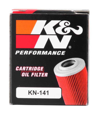 K&N Engineering Part KN-141 Powersports Cartridge Oil Filter for Yamaha, Gas Gas, and More