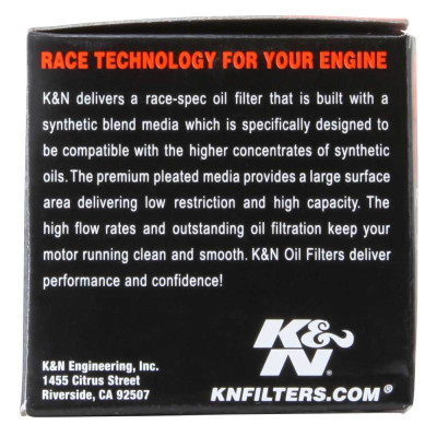 K&N Engineering Part KN-132 Powersports Cartridge Oil Filter for Suzuki, Arctic Cat, Kawasaki, Yamaha