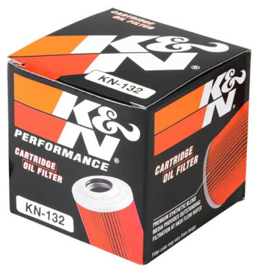 K&N Engineering Part KN-132 Powersports Cartridge Oil Filter for Suzuki, Arctic Cat, Kawasaki, Yamaha