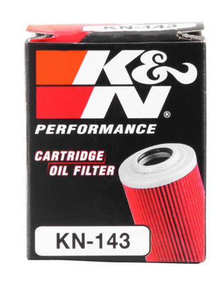 K&N Engineering Part KN-143 Powersports Cartridge Oil Filter for Yamaha and MBK Models