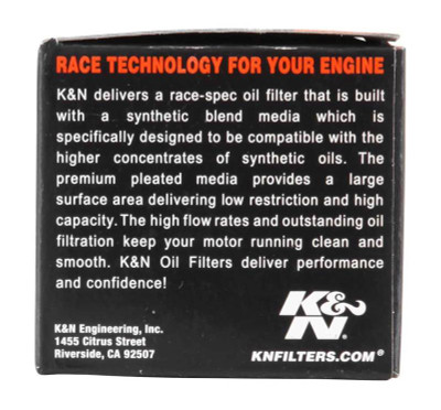 K&N Engineering Part KN-116 Powersports Cartridge Oil Filter for Honda TRX450R and More