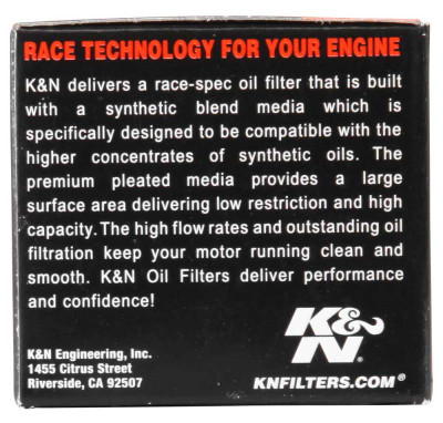 K&N Engineering Part KN-112 Powersports Cartridge Oil Filter for Honda, Kawasaki, Polaris, Suzuki